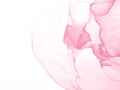 Alcohol pink and whate ink background. Banner for