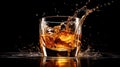 alcohol single whiskey drink dramatic