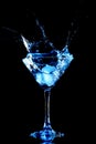 Alcohol splash Royalty Free Stock Photo