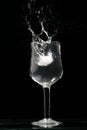 Alcohol splash Royalty Free Stock Photo
