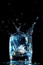 Alcohol splash Royalty Free Stock Photo
