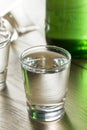 Alcoholic Clear Distilled Korean Soju Royalty Free Stock Photo