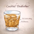 Alcoholic Cocktail Godfather