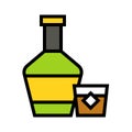 Alcoholic drink icon, Saint patrick`s day related vector