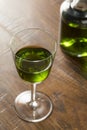 Alcoholic Green Absinth Apertif Royalty Free Stock Photo