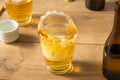 Alcoholic Japanese Sakebombs with Rice Wine Royalty Free Stock Photo