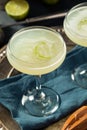 Alcoholic Lime and Gin Gimlet