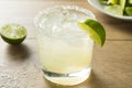 Alcoholic Lime Margarita with Tequila