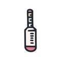 alcoholmeter color vector doodle simple icon design