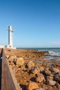 Alcossebre lighthouse promenade on the mediterranean coast