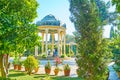 The alcove of Hafez Tomb in Mussala Gardens, Shiraz, Iran