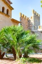 Alcudia City Wall Gate. City wall gate in the city of Alcudia, Mallorca, Spain Royalty Free Stock Photo