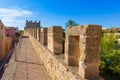 Alcudia Old Town fortress wall in Majorca Mallorca