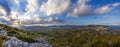 Alcudia and Pollensa Panorama Royalty Free Stock Photo