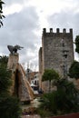 Alcudia , Porta de Mallorca in the old historic town Royalty Free Stock Photo