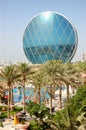 The Aldar headquarters building is the first circular building of its kind in the Middle East