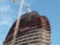 UAE: Historic picture (Nov 2008) of construction of Aldar Headquarters building (2)