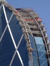 UAE: Historic picture (April 2009) of construction of Aldar Headquarters building