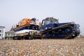 Aldeburgh Lifeboat being prepared for launch. Aldeburgh. UK. Royalty Free Stock Photo