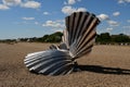 Scallop Shell Sculpture, Aldeburgh Beach, Suffolk, UK