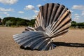 Scallop Shell Sculpture, Aldeburgh Beach, Suffolk, UK
