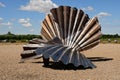 Scallop Shell Sculpture, Aldeburgh Beach, Suffolk, UK