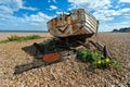 Aldeburgh suffolk old fishing boat Royalty Free Stock Photo