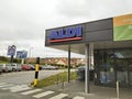 Aldi brand supermarket storefront