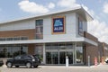 Aldi Discount Supermarket. Aldi sells a range of grocery items, including produce, meat and dairy at discount prices