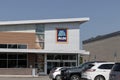 Aldi Discount Supermarket. Aldi sells a range of grocery items, including produce, meat and dairy at discount prices