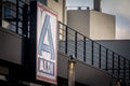 Aldi Nord logo on one of their shops for France in Bordeaux.