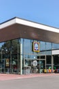 Aldi SÃÂ¼d branch modern supermarket discount shop store discounter in Stuttgart, Germany