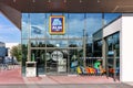 Aldi SÃÂ¼d branch modern supermarket discount shop store discounter in Stuttgart, Germany