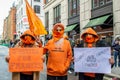 ALDWYCH, LONDON, ENGLAND- 6 December 2020: Protesters at the Kisaan protest outside India House