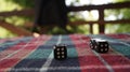 `Alea iacta est` The cube is thrown. Royalty Free Stock Photo