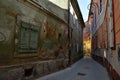 Alecu Russo Street in Brasov Royalty Free Stock Photo