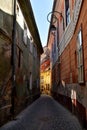 Alecu Russo Street in Brasov Royalty Free Stock Photo