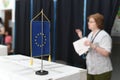 European election in Bucharest, Romania