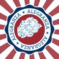 Alegranza Badge. Royalty Free Stock Photo