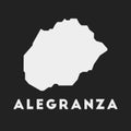 Alegranza icon. Royalty Free Stock Photo
