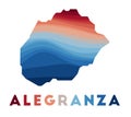 Alegranza map.