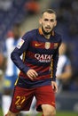 Aleix Vidal of FC Barcelona Royalty Free Stock Photo