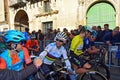 Alejandro Valverde Shakes Hands in The Streets Of Alicante Royalty Free Stock Photo