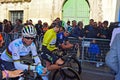 World Champion Alejandro Valverde Shakes in The Streets Of Alicante Royalty Free Stock Photo