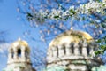 Aleksander Nevsky cathedral in Sofia, Bulgaria Royalty Free Stock Photo