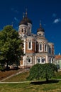 Aleksander Nevsky Cathedral in Tallin Royalty Free Stock Photo