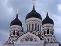 Aleksander Nyevskij cathedral in Tallin, Estonia Royalty Free Stock Photo