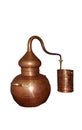 Alembic Copper - Distillation apparatus employed for the distillation of alcohol, essential oils and moonshine
