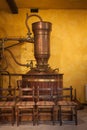 Alembic to distill wine Royalty Free Stock Photo