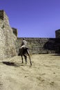 Alentejo Town of Monsaraz castle inner space. Portugal